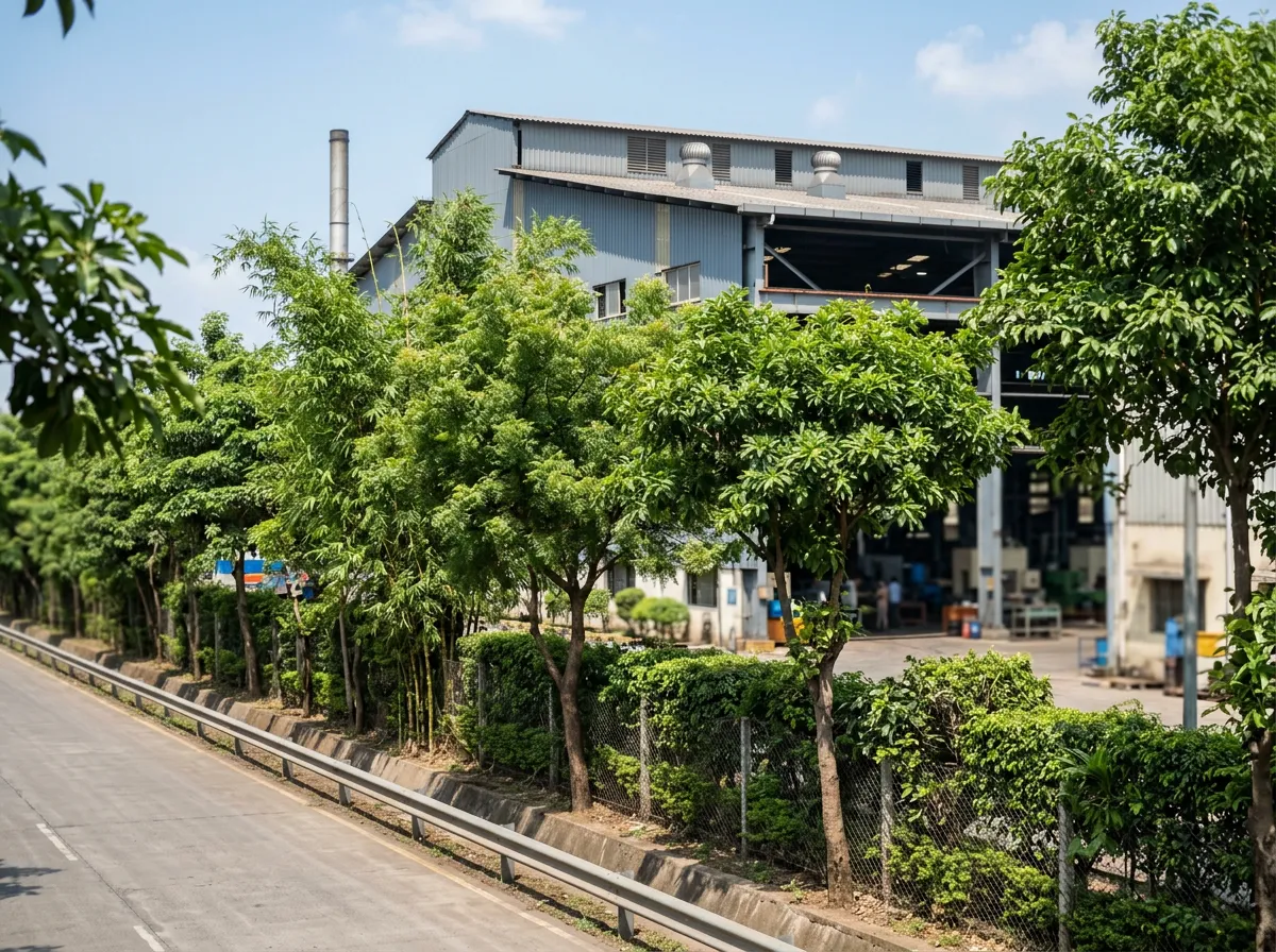 Industrial Green Belt Development service by Gardenist